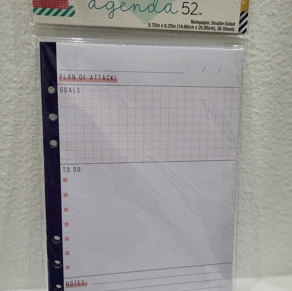 Planner inserts for 6 ring binders - Picture 3 of 3